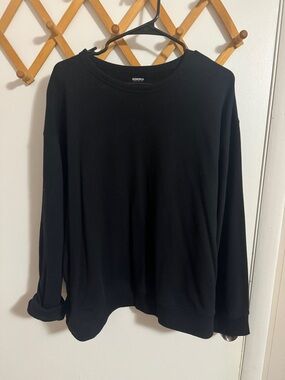 Sonoma Black Crewneck Pullover Sweater